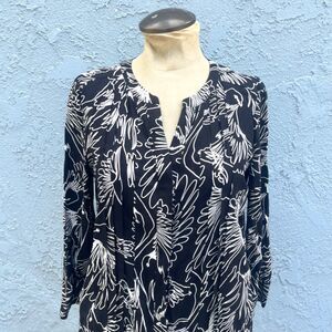 Bird Blouse Maeve Anthropologie Black Size 2 XS quirky office workwear